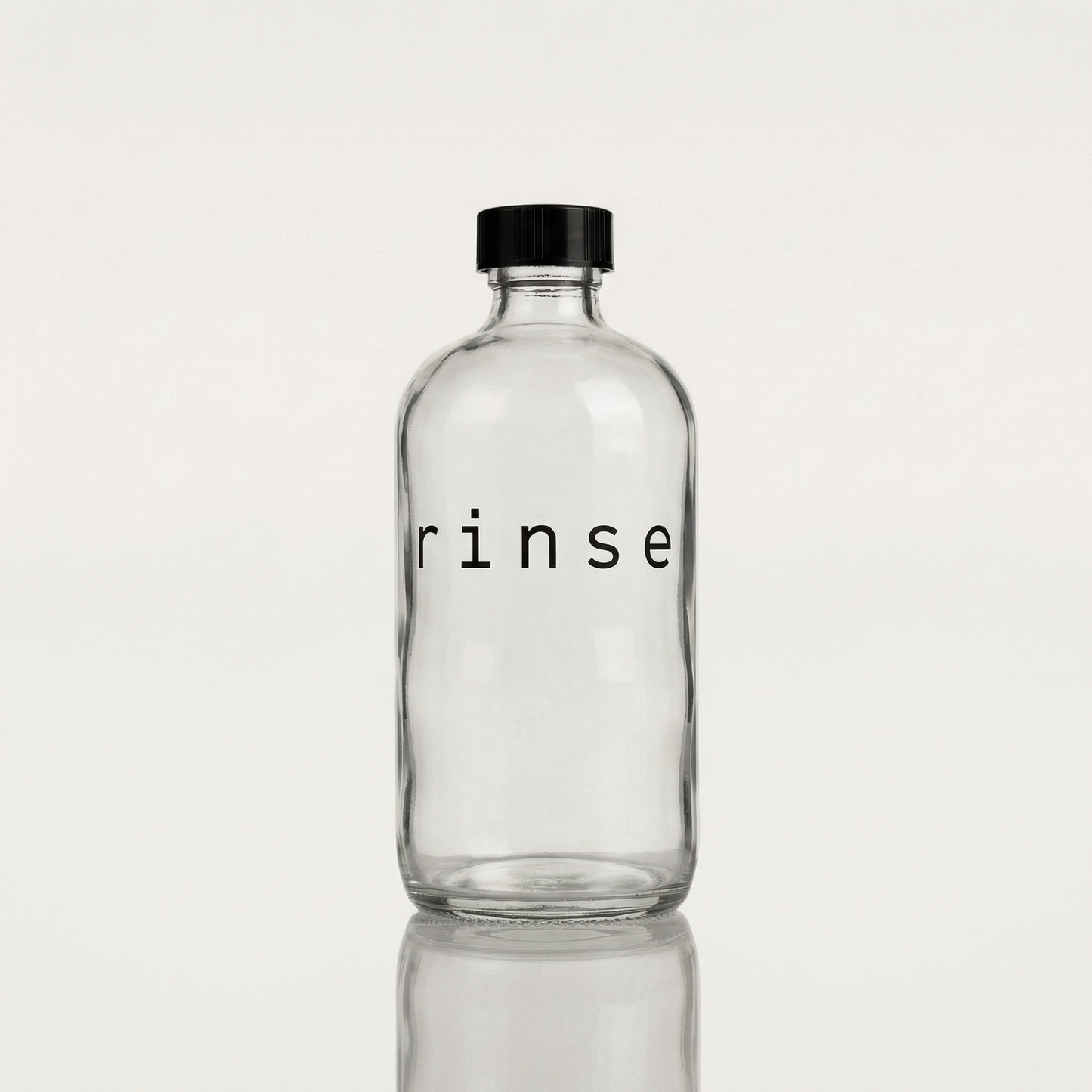 Rinse Glass Bottle