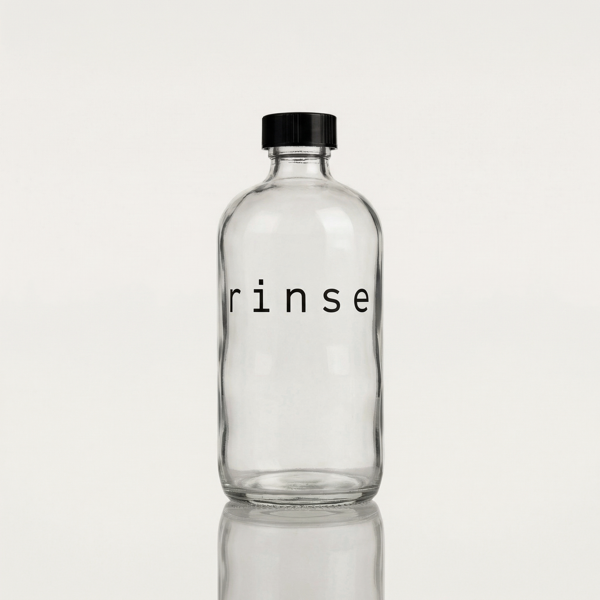 Rinse Glass Bottle